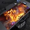 Tapis de Souris de Jeu Large World Of Warcraft Grand Tapis Gamer WOW Lich King 90x40cm Tapis de Souris d'Ordinateur XL Tapis de Jeu pour Csgo