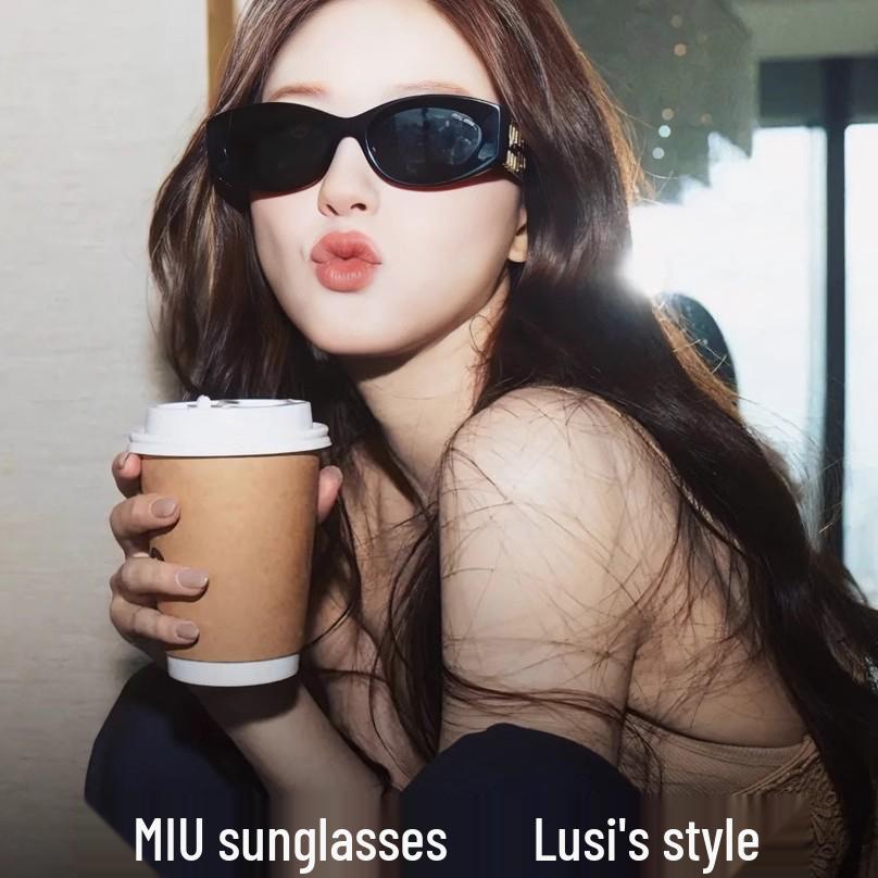 Gafas de sol Miu Miu SMU11W Ojo de Gato - Estilo Zhao Lusi, Protección UV de Alta Gama