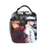 J-Jujutsu Kaisens Lunch Bag Outdoor Picnic Lunch Box For Girls Fun Print Tote Food Bags Oxford Portable Insulated Cooler Bag
