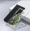 Magnetic Christmas Tree Phone Case for iPhone 15/16/17 Pro Max - Transparent Full Coverage