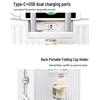 Aluminum Hardshell Luggage with USB and Cup Holder