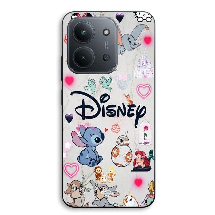 Cover Per Xiaomi Redmi 15C 5g Personaggi Disney Stitch Ariel Dumbo Maniacase nero