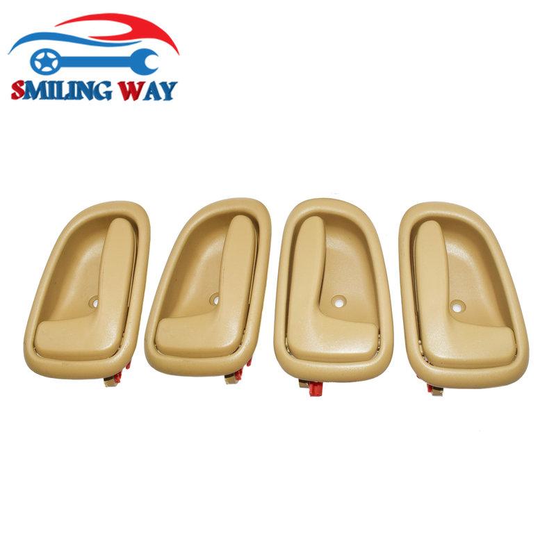 4/ 8/ 9 Pcs Car Outside or Ide Door Handle Front Rear Left Right or W./ Door Lock For Toyota Corolla 1993 1994 1995 1996 1997