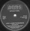 7inch Record NAZARETH  Love Leads To Madness NIS101 NEMS Internatio 1982 Ireland Pop Used
