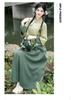 Podzimní/Zimní Retro Vyšívaný Tang oblek Hanfu Cheongsam Dvoudílný set