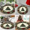 Circular Area Rug Creative Street Track Town Map Pattern Non Slip Washable Ground Blanket for Gaming Zone Living Room Decor