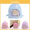 Fun And Playful Bear Design Backpack For Children Lightweight Breathable Pu Material For Daily Use
