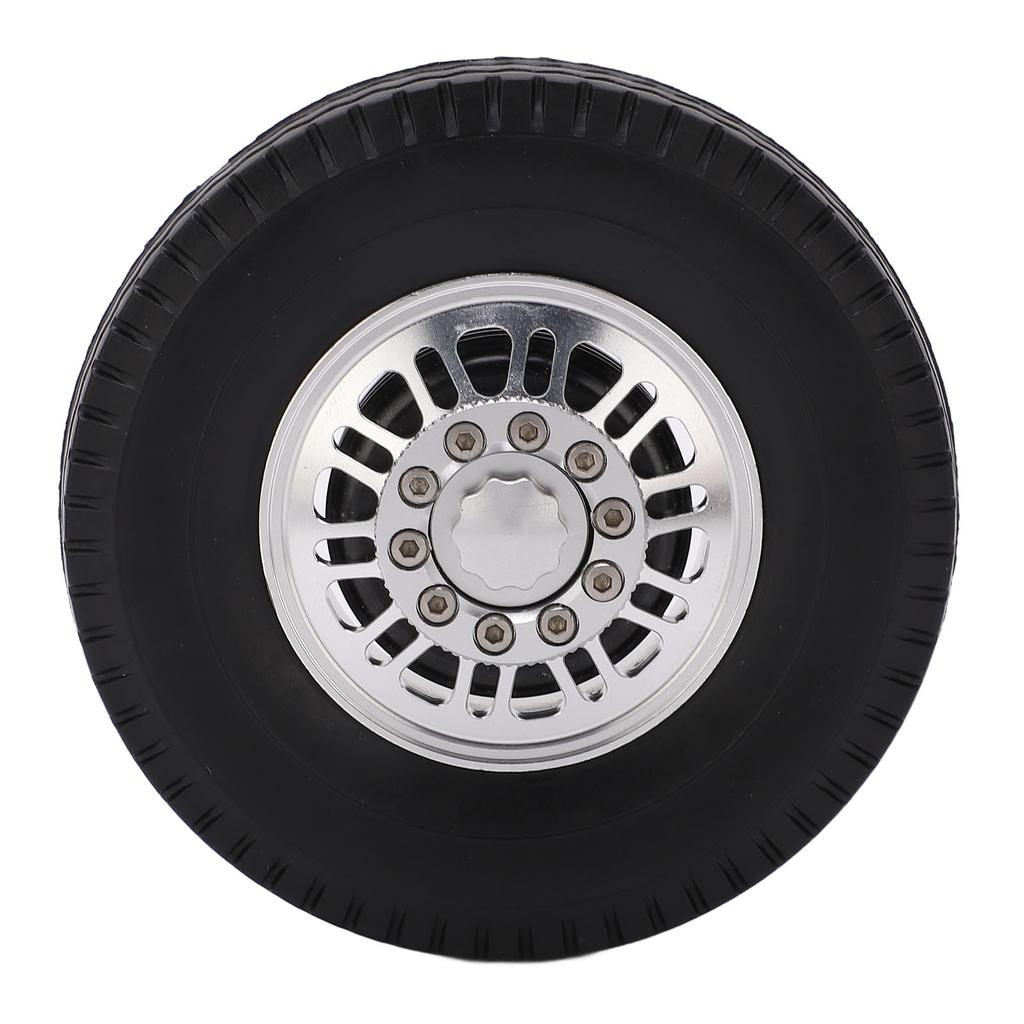 2 PCS RC Car Tires Wheels Strong Cushioning Better Grip Improved Performance RC Car Accessories for 1:14 Dump Truck