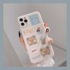 Milk Tea Bear 16 Apple 15 Mobile Phone Case IPhone 13 Pro Applicable 8plus All Inclusive 14 Soft 11 Sets Xs Max