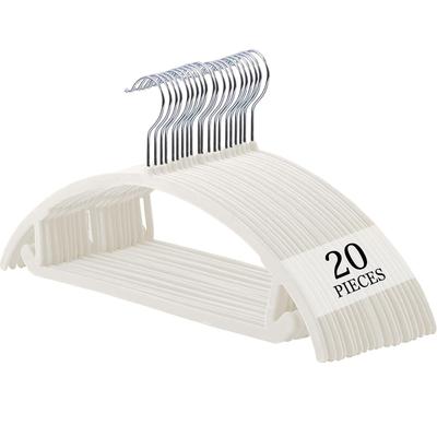 ATOKA Prevents Clothes from Losing Tie High Load Resistant To Breakage and Deformation of Non-Slip Hangers, Shape, Non-Slip Hangers, Velvet,