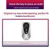 Suede Car Key Case Cover Protector Shell For Mercedes Benz C CLE E GLC S Class W206 X254 W214 W223 Remote Fob Shell Case HO1