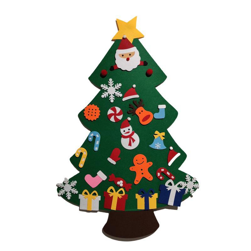 DIY Felt Christmas Tree Ornaments for Kids - Creative Handmade Decorations