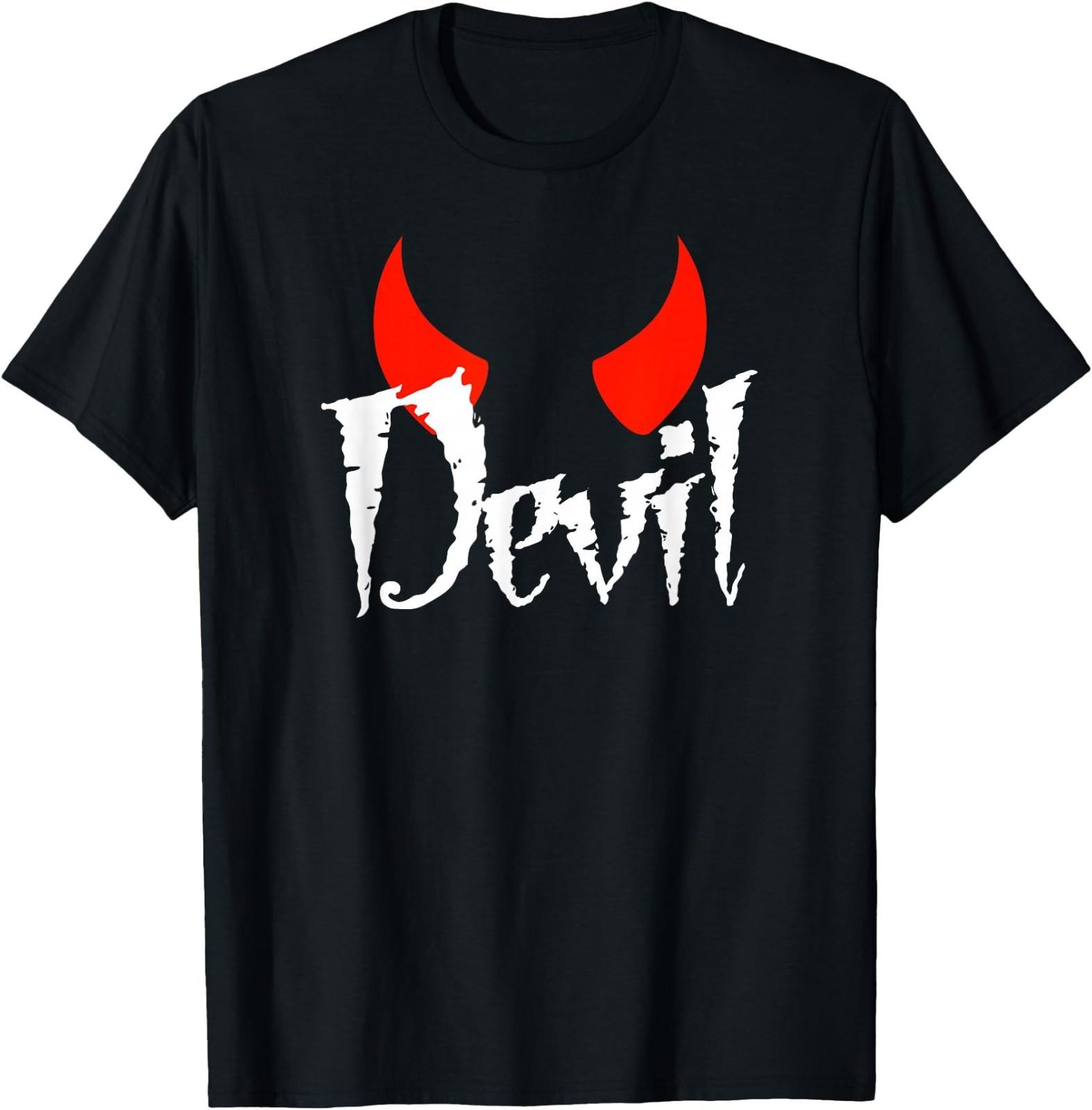 Devil Halloween Matching Couple Girlfriend T-Shirt M