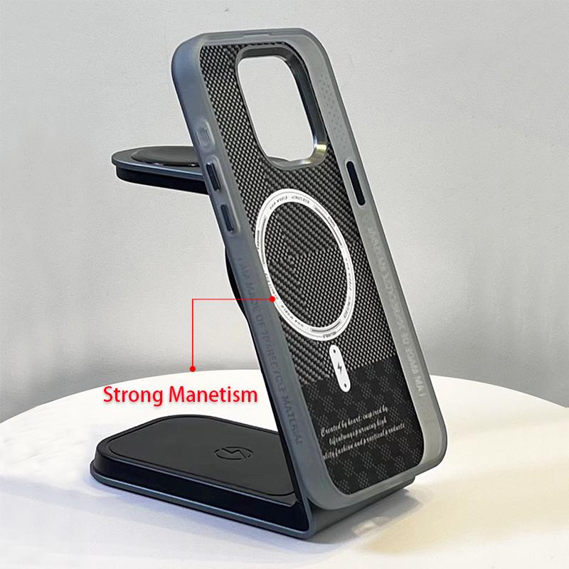Carbon Fiber Style Case For Huawei Mate 70 Pro and Mate 70 Shockproof Strong Magnetic Magsafe Matte Anti-Fingerprint Case Cover
