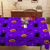Halloween Themed Rectangle Tablecloth for Tables Decor Kitchen Dining Waterproof Wedding Party Table Cloth Halloween Decorations