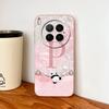 For Tecno Camon 40 30 20 Premier 5G Phone Case Cute Panda Letters Soft High Quality Liquid Silicone Shockproof Couple Back Cover