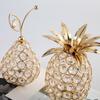 Crystals Fruit Statues Natural 3D Statues Decorations Fruit Shape Polished Smooth Collection for Bedroom Home Bar Desk