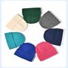 Custom Cute Luxury Warm 100% Lambs Wool Knitted Unisex Beanie Hats for Business & Travel with Hand Drawn Logo