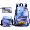 Large Capacity Schoolbag with Shoulder Strap; Student Three-piece Pencil Case Set