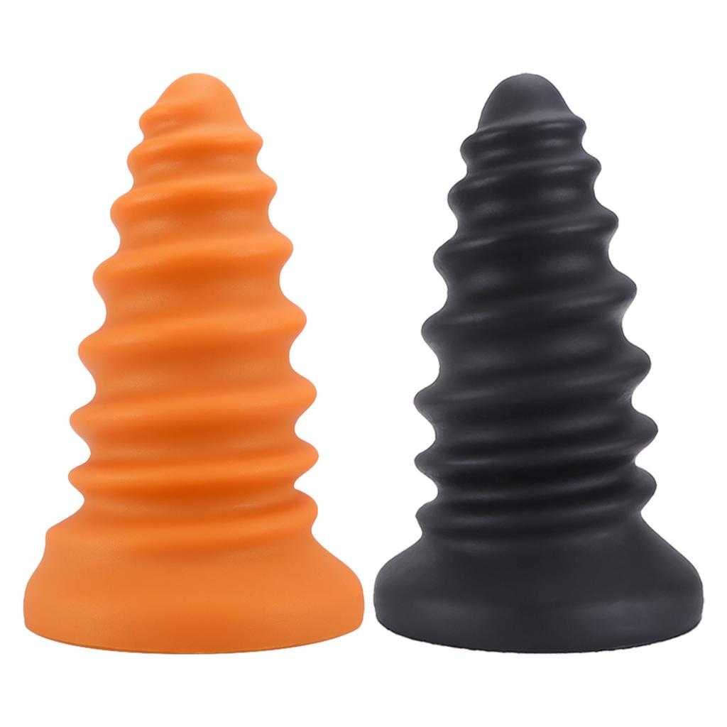 Super Long Super Large Screw Nail Butt Plug Men's and Women's Back Court Masturbation Device Bold Thread Easy To Insert Easy Climax SM Sex Toy
