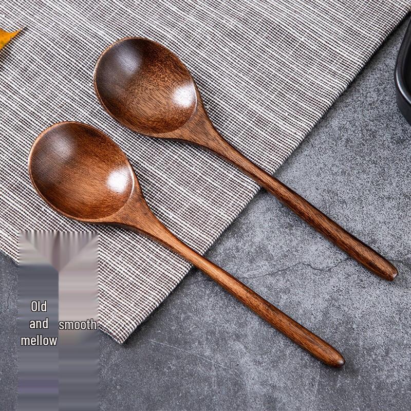 Natural Wood Coffee and Milk Spoons