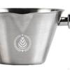 100ml Edelstahl Espressotasse mit Skala Holzgriff Multifunktional Leichtgewicht Kaffee