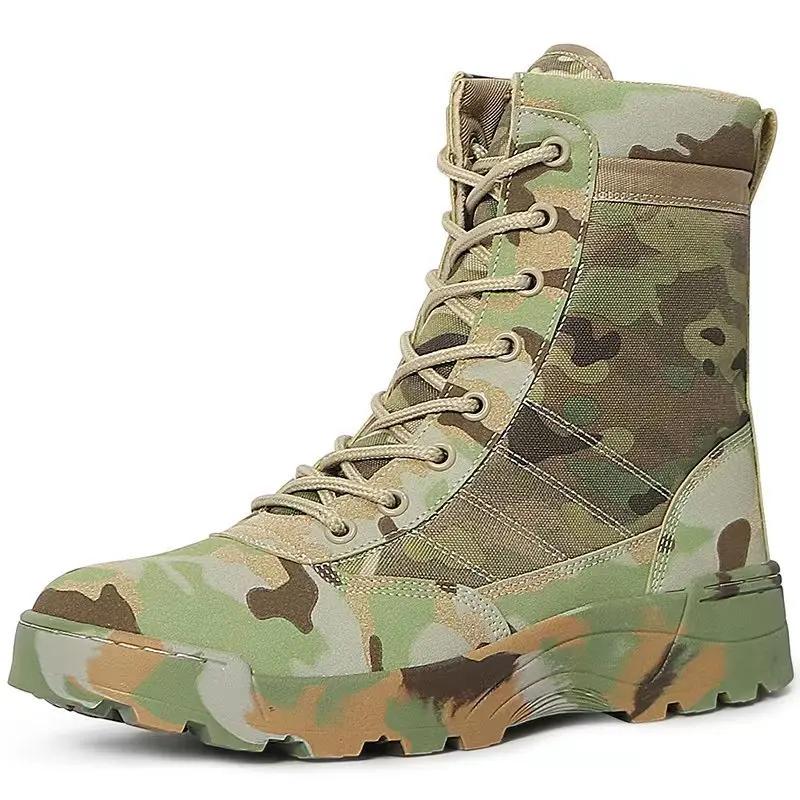 Men's Outdoor Tactical Boots Men Shoes Special Force Desert Combat Boots Hiking Boots Ankle Shoes Men Work Safty Shoes