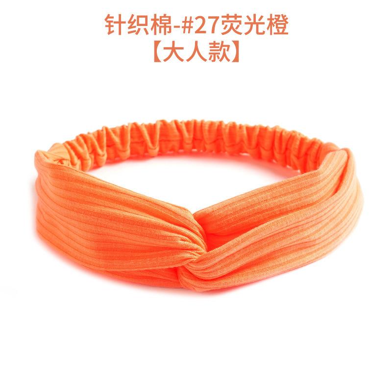 Elastic Crossed Headband Solid Color Knitted Cotton Suede Headband Ladies Hair Accessories Hair Band Headgear