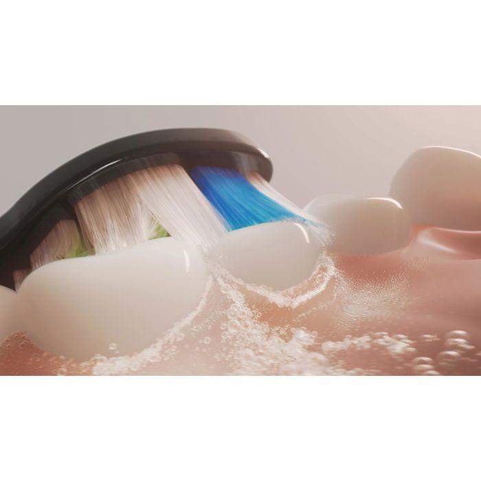 Têtes de remplacement - PHILIPS - Sonicare Optimal White HX6068/88 - 8 pièces - Noir - Sonique