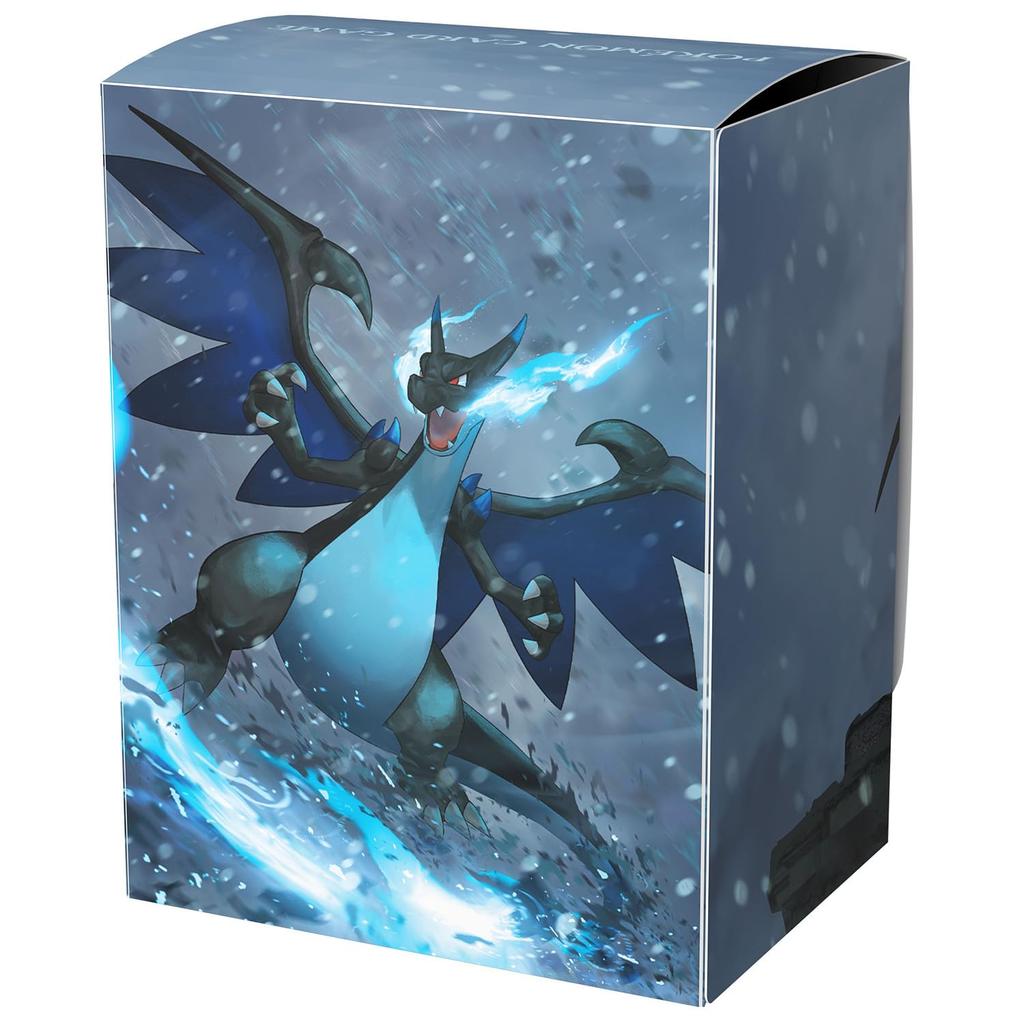 Centrum Oryginalna Talia Kart do Gry Mega Charizard X Pokémon Etui na Pokémony (Starożytny zamek)