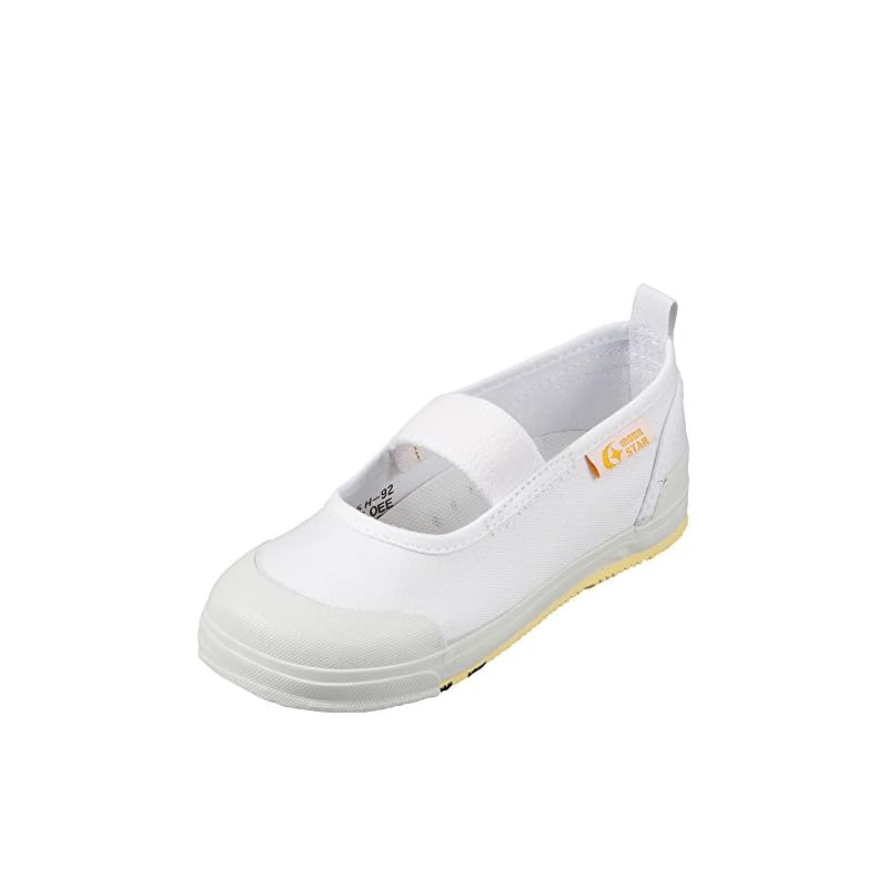 [Carrot] Indoor Shoes CR ST11 Unisex Children's White 17.5 Cm 2E
