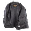 HARLEY DAVIDSON Cowhide leather jacket dark brown genuine leather Men's Used