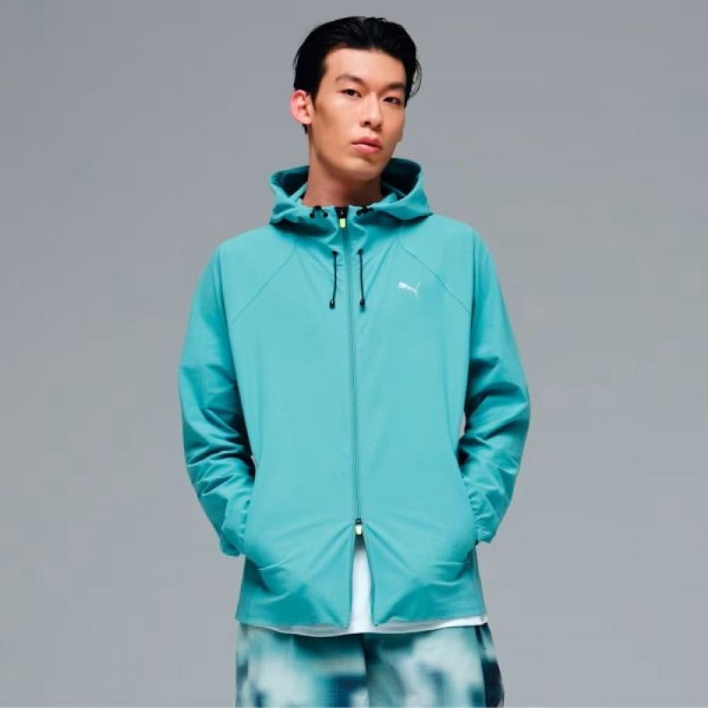 PuMa Men S Tech Knit Hoodie Training Jacket M 01 Baltic Sea Blue/M(95)