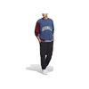 Adidas Originals Logo Pattern Crew Neck Sweatshirt Men Tops Blue HZ8922