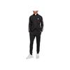 Adidas Three Stripe Zip Collar Sports Suit Men Sportswear Black IC6766