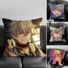 1pc Koga Ogami Pillow Case Fashion Square Pillowcase Bedroom Sofa Room Ins Decoration Leisure