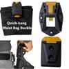 High Quality Sturdy ABS Waist Buckle Durable Compatible Waist Bag Clip Quick Attach Replacement Tool Belt Professional Use