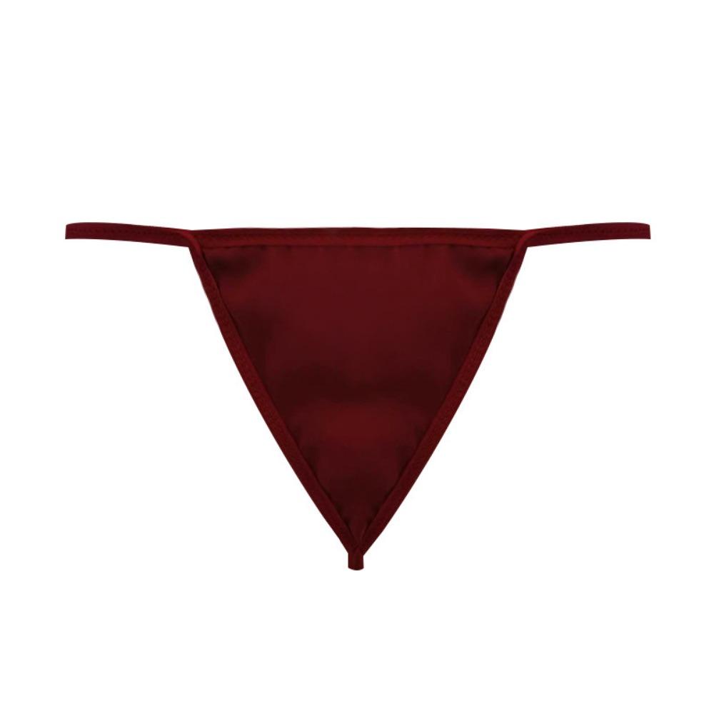 Xianyi Love Underwear New Flirting Temptation Thong Satin Multi-color Open Gear Free Panties One Piece Female K4