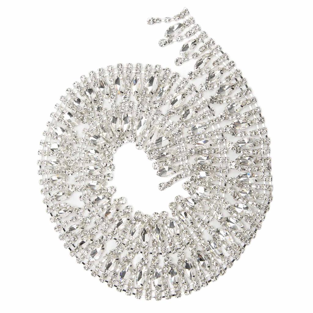 Rhinestone Trim 1yd Fadeless Elegant Exquisite Tassel Design Wide Application Rhinestone Fringe