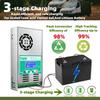 PowMr 60A MPPT Solar Charge Controller Max.PV 160V 2800W for 48V/36V/24V/12V Solar System with LCD Controller Panel Reguler