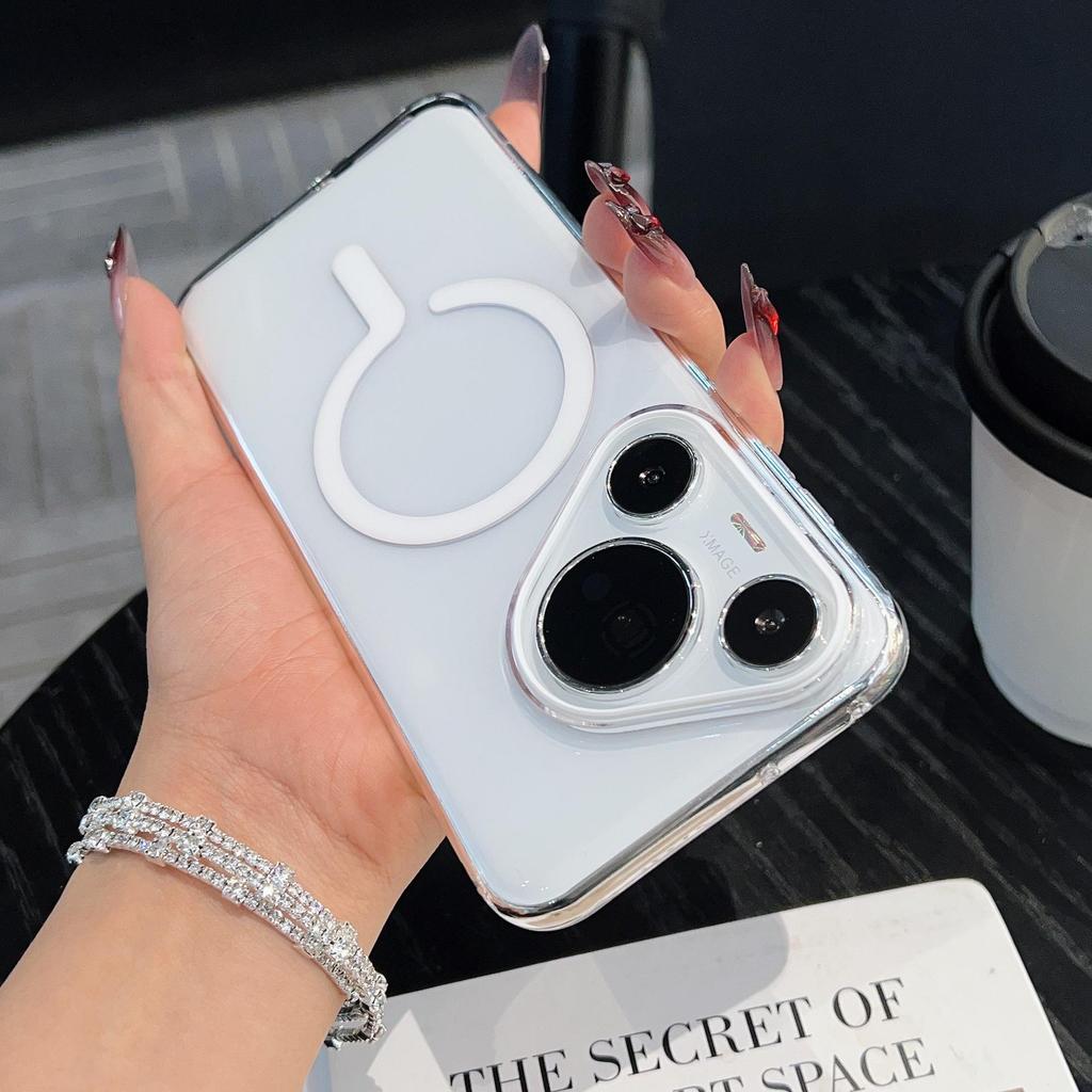 High Transparency P70A Phone Case: Unique Design, Drop-Proof, Magnetic Suction for P70PRO