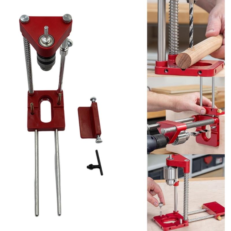 Portable Positioner Drilling Locator  Precision Woodworking Locator DIY Wood Tools Adjustable Punch Locator