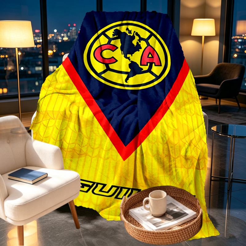 Club America Print Blanket - Soft & Comfortable, for Bedroom, Travel, Sofa, Home Decoration - Birthday Christmas Gift for Friend