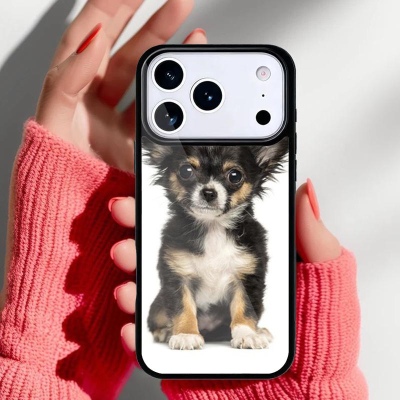 Chihuahua Cute Dog Puppy collage Phone Case for iPhone 17 16 15 14 13 Pro Max Back Cover for 12 11 Pro Coque