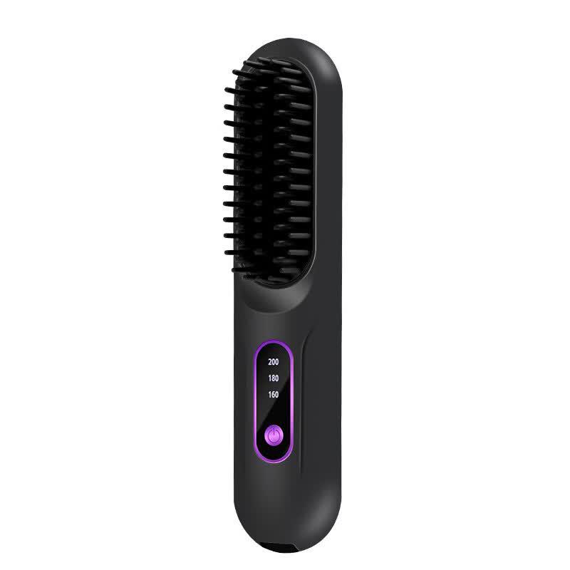 LISM Wireless Portable Hair Straightener & Curler Comb
