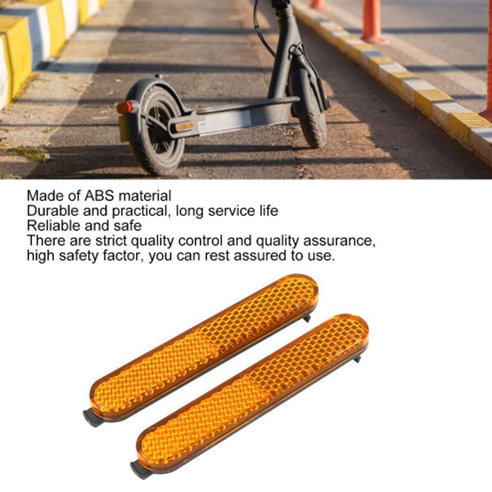 2 Paar Gelbe Reflektierende Streifen für Elektroroller für die Verwendung mit Xiaomi Mi 3 Pro 2 Elektroroller
