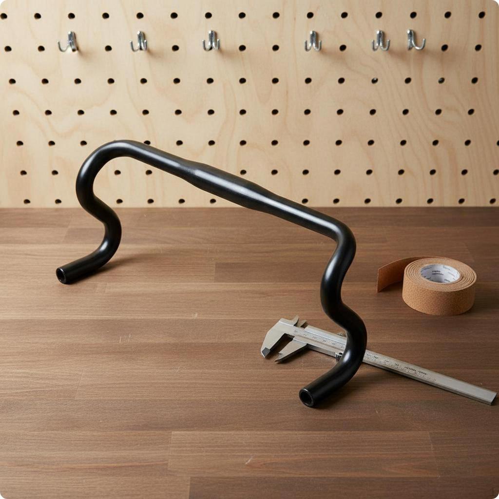 Gravel Drop Handlebar Polished Finish Anodized Aluminum Wide Splay Flared Bar Silver
