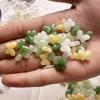 DW03 20pcs 10*14.5mm Cute Butterfly Lampwork Beads Glass Handmade Imitation Glaze Beads Simple Making DIY Bracelet Trend Beads