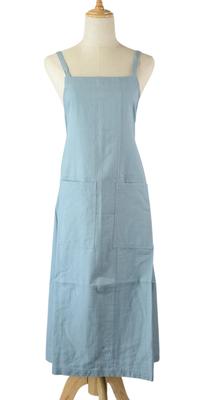 Friends Hill Long Apron Light Wind Light Blue