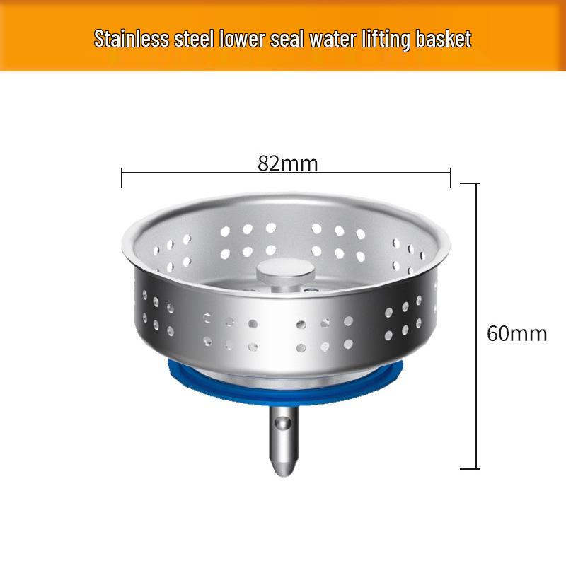 Universeller Küchen- & Badezimmer-Ablaufkorb-Filter - Geruchshemmendes T-Stück-Ablaufzubehör